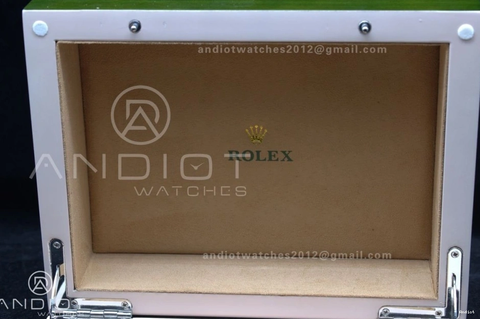 Top Rolex Green Box End Wood 1124